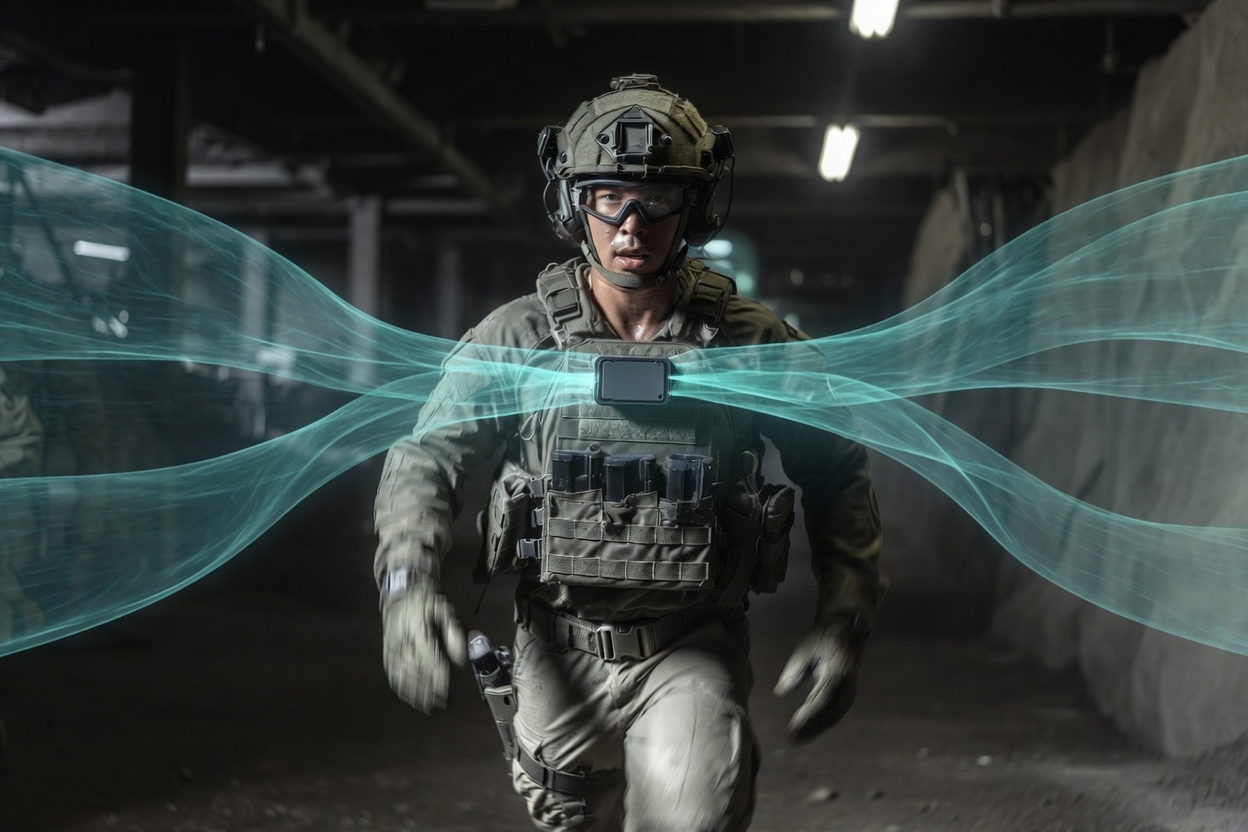 Personnel in the field wearing body-worn positioning sensors